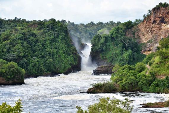 Murchison Falls in Uganda.