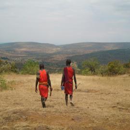 Nashulai warriors. Credit: Nashulai Maasai Conservancy